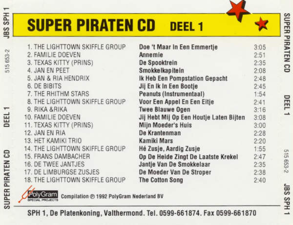 Super Piraten Cd Deel 01 : Back